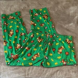 Green Donkey Kong Graphic Men’s Pajama Bottoms
